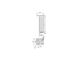 Piedino ABS Quadro Smartfeet 1 Regolabile Bianco mm.100h  | Emuca - immagine 2